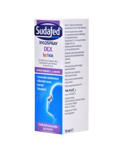 Sudafed Xylospray DEX dla dzieci, 0,5mg+50mg/ml, aerozol do nosa,10ml