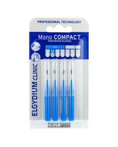 Elgydium Clinic Mono Compact 1, szczoteczka międzyzębowa, 4 szt.