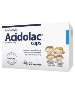 Acidolac caps, kapsułki, 20 szt.