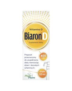 Bioaron D, 400 j.m., krople, 10 ml