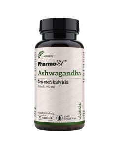 Pharmovit Ashwagandha Zen-szen ind.Ekstr.400 mg,kaps.,90 szt