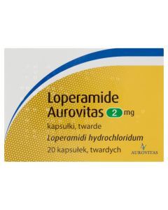 Loperamide Aurovitas, 2 mg, kapsułki twarde, 20 szt.