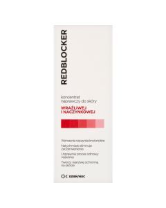 RedBlocker, koncentrat naprawczy do skóry wrażliwej i naczynkowej, 30 ml