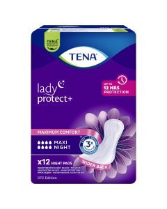 TENA Lady Maxi, night, wkładki, 12 szt.