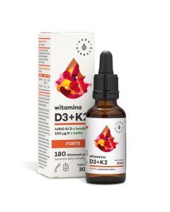 Witamina D3+K2 Forte, krople, 30 ml
