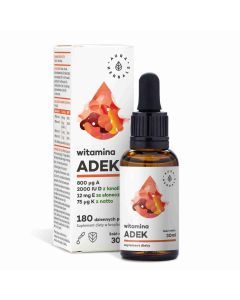Witamina ADEK A+D3+E+K2MK7, krople, 30 ml