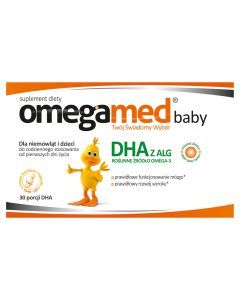 Omegamed Baby, kapsułki twist-off, DHA z alg, 30 szt.