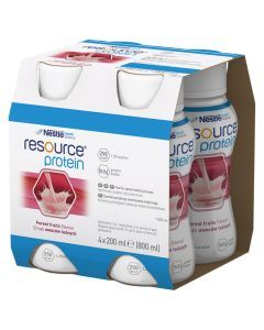 Resource Protein, płyn o smaku owoców leśnych, 200 ml, 4 szt.