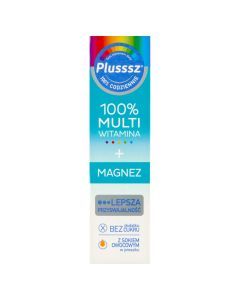 Plusssz 100% Multiwitamina+Magnez, tabletki musujące, 20 szt.
