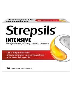 Strepsils Intensive, 8,75 mg, tabletki do ssania, 36 szt.
