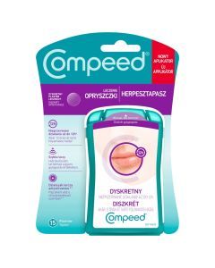 Compeed dyskretny plaster na opryszczkę, 15 szt.