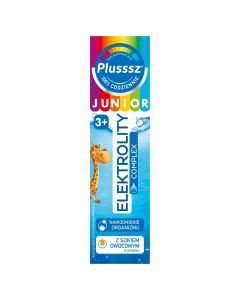 Plusssz Junior Elektrolity Complex, tabletki musujące, 20 szt.