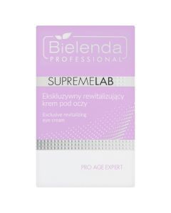Bielenda Professional SupremeLab, Ekskluzywny rewitalizujący krem pod oczy, 15 ml