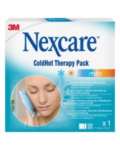 Nexcare ColdHot Therapy Pack Mini, zimno-ciepły okład żelowy wielokrotnego użytku, 11 cm x 12 cm, 1 szt.