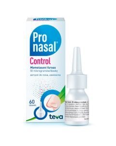 Pronasal Control, 50 mcg/dawkę, aerozol do nosa, 60 dawek