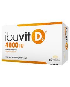 Ibuvit D3 4000 IU, 4000 IU, kapsułki miękkie, 60 szt.