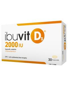 Ibuvit D3 2000 IU, 2000 IU, kapsułki miękkie, 30 szt.