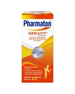 Pharmaton Geriavit, tabletki powlekane, 100 szt.