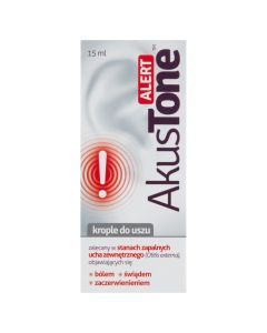 AkusTone ALERT, krople do uszu, 15 ml