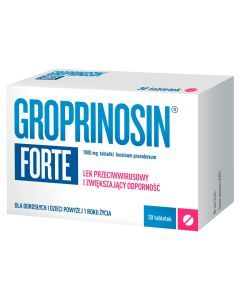 Groprinosin Forte, 1000 mg, tabletki, 30 szt.