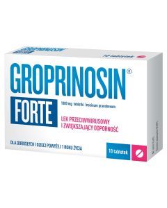 Groprinosin Forte, 1000 mg, tabletki, 10 szt.