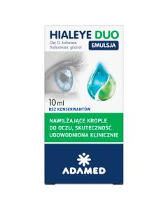 Hialeye Duo Emulsja, krople do oczu, 10 ml