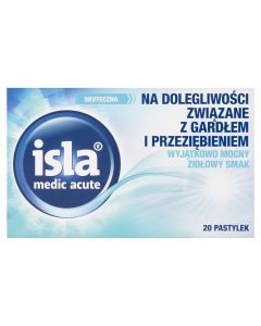 Isla medic acute, pastylki do ssania, 20 szt.