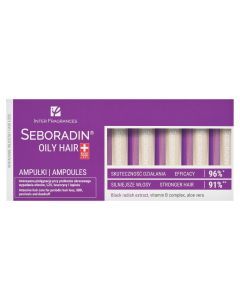 Seboradin Oily Hair, ampułki przeciw wypadaniu włosów, 14 ampułek x 5,5 ml