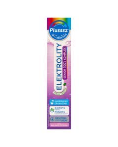 Plusssz Elektrolity Senior 100% Complex, tabletki musujące, 24 szt.
