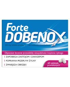 Dobenox Forte, 500 mg, tabl.powl., 60 szt