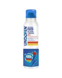 Undofen Spray 48h, aktywny dezodorant do stóp i obuwia, 150 ml