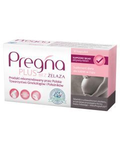 Pregna Plus bez żelaza, kapsułki, 30 szt.