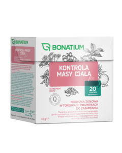 Bonatium Kontrola masy ciała fix, herbatka ziołowa 20 sztuk