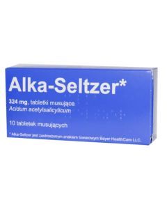 Alka-Seltzer, 324 mg,tabl.musuj.,(i.row),Delf,Bulg,10 szt