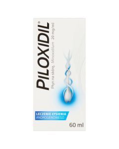 Piloxidil, 2%, płyn na skórę głowy, 60 ml