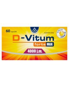 D-Vitum Forte Max 4000 j.m, kapsułki, 60 szt.