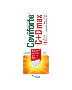 Ceviforte max, tabletki musujące, 20 szt.