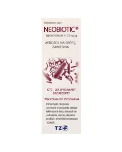 Neobiotic, 11,72 mg/g, aerozol na skórę, 16 g