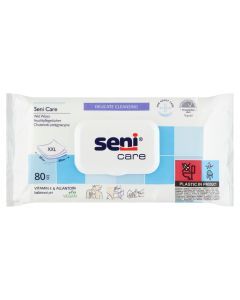 Seni Care, chusteczki pielęgnacyjne, opakowanie z klipsem, 80 szt.