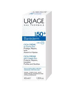 Uriage Bariederm CICA SPF 50+,krem,regenerujacy,Cu-Zn, 40 ml