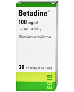 Betadine, 100 mg/ml,roztw.na skore,(i.row),MDZ/PhP,Grec,30ml