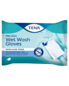 Tena Wet Wash Gloves Proskin, myjki, nawilz., 8 szt
