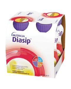 Diasip, smak waniliowy, płyn,  4 x 200 ml