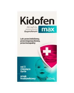 Kidofen max, 250 mg/5ml, zawiesina doustna, 100 ml