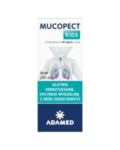 Mucopect Kids, 50 mg/ml, syrop, 200 ml
