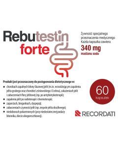Rebutestin Forte, 340 mg maślanu sodu, kapsułki, 60 szt.