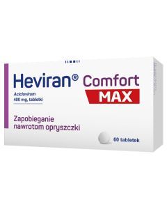 Heviran Comfort MAX, 400 mg, tabletki, 60 szt.