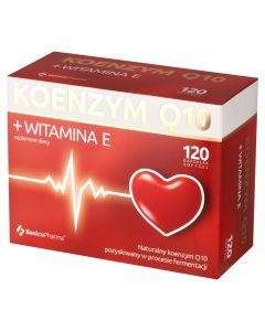 Koenzym Q10+witamina E, kapsułki, 120 szt.