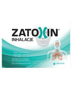 Zatoxin Inhalacje, roztwór do inhalacji, 3 ml, 10 ampułek