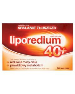 Liporedium 40+, tabletki, 60 szt.